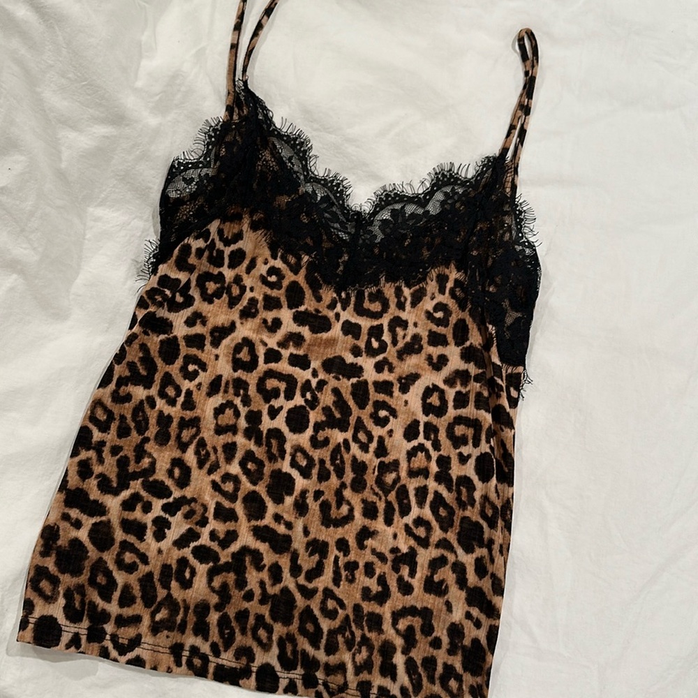 Zara Leopard Print Top
